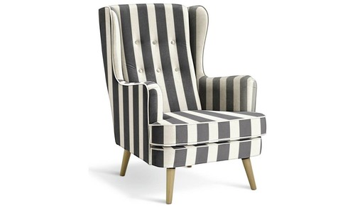 Callie fabric wingback chair - callie,