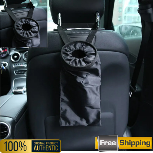 Black car bin seat back - car,
