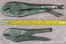 Vintage Mole 9" And 7" Mole Grips Clamps Vice Grips Body Repairs Mechanic 