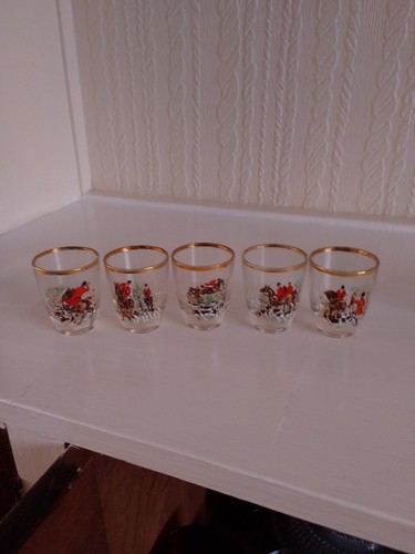 Vintage shot glasses fox - shot,