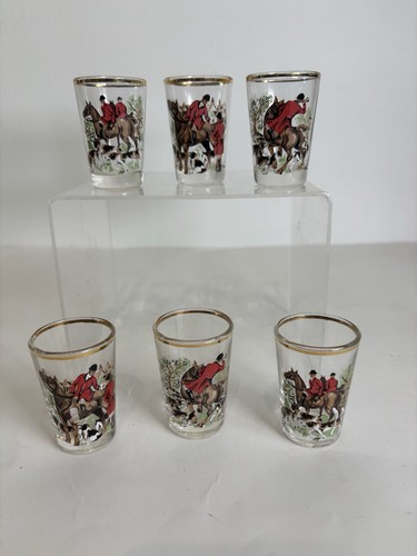Vintage set fox hunting - set, of
