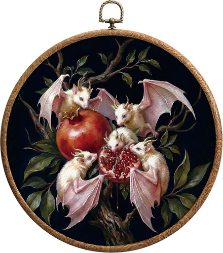 Albino fruit bats gothic - fruit,