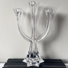 Crystal glass three arm - crystal,