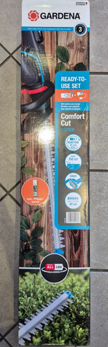 Gardena cordless hedge trimmer