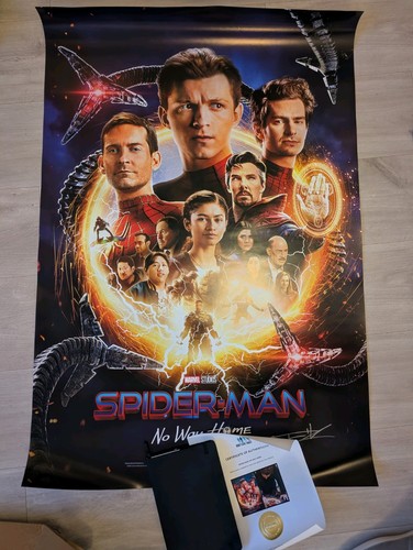 Tom holland signed 27x40 - holland,