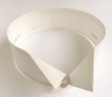 Vintage GIEVES  Wing Tip Dress Shirt Collar White Starched 17 Inch Neck