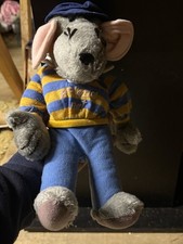 Roland Rat Superstar Soft Plush Toy Vintage 1980s, 14 Inches High