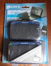 Sony Walkman SRS-22 Portable Battery Powered Speakers. New Old Stock Unused.