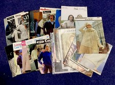 30+ Aran Double Knit  Knitting Patterns/booklets Vintage Modern Guernsey  #VI