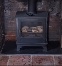 Chesney Gas Fire. Salisbury Range. Working.