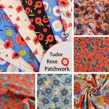 Red Poppy Cotton Fabric FAT