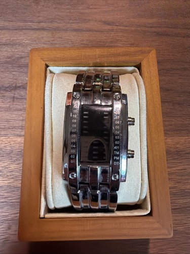 Watch binary time mode - mode, convex