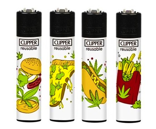 Fast food clipper lighters - food,