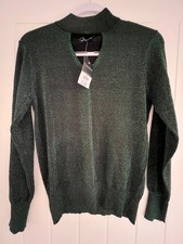 Peacocks sparkly green top