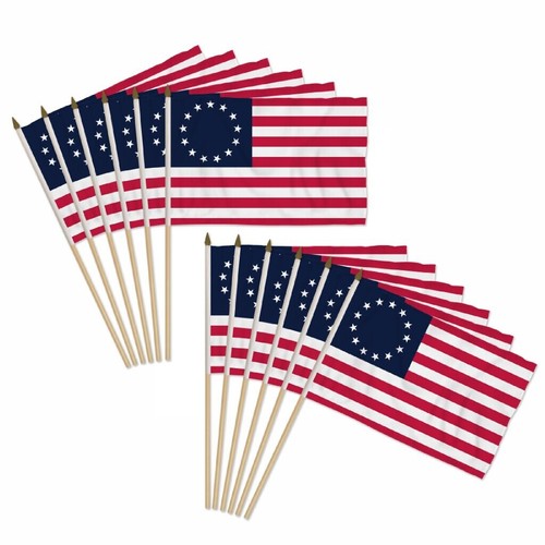 12pc betsy ross 12x18in - betsy, stick