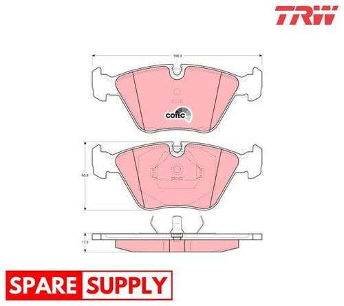 Brake pad set - disc,