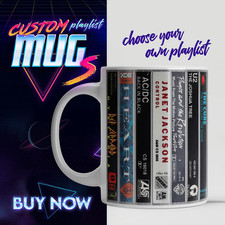 Custom Cassette Mug Classic