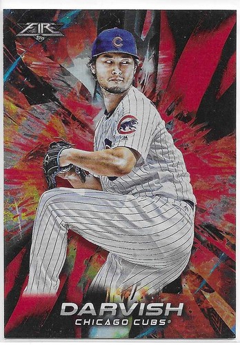 2018 topps fire flame - topps, #87
