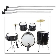 Heavy Duty Metal Floor Tom Drum Legs Support Anti- Rubber