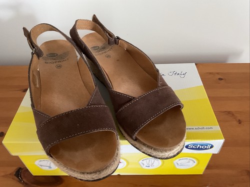 Scholl rosaline suede rope - scholl,
