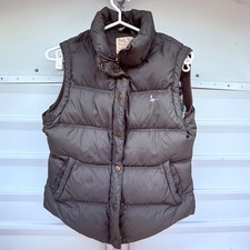 Jack Wills Ladies green 90% duck down 10% feather bodywarmer gilet size uk 10