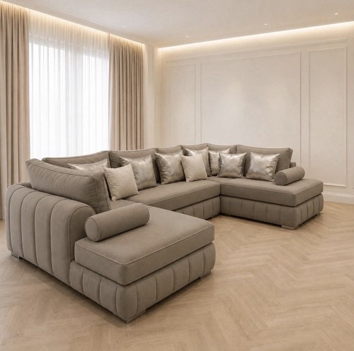 Luxury greige shape corner - luxury, u