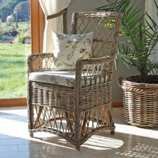 Retro victoria wicker chair - wicker,