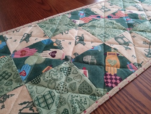 Handmade patchwork quilted - patchwork,