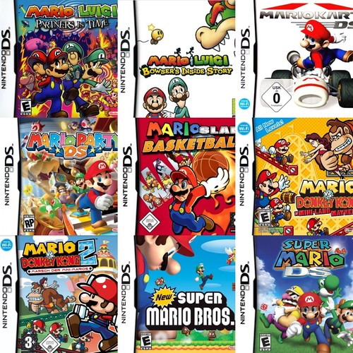 Super mario nintendo games - super, ds