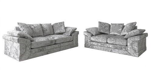 Dino silver sofa - dino,