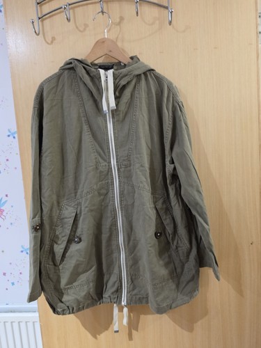 Topshop unisex khaki parka - topshop,