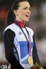 Victoria Pendleton Signed 12x8