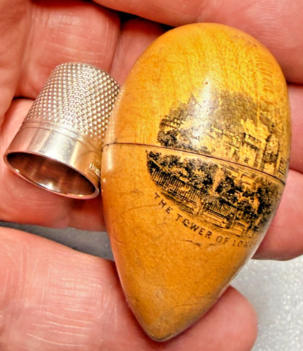 Victorian treen mauchline ware - victorian,