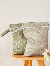 Wet Nappy Bag 2x Waterproof Baby Diaper Storage Travel Beach Pool Use Reusable