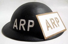 British Helmet Stencil ARP WW2 Air Raid Precautions Decal Template Tommy Patrol