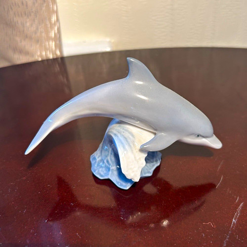 Lladró lucky dolphin wave - lucky,