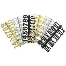  6pcs Clock Arabic Number Roman Number DIY Digital Clock Numbers Repairing Clock