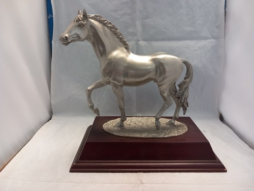 Renaissance pewter horse - renaissance,