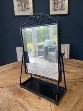 Ikea Karmsund Black Table Mirror - (In Good Condition)