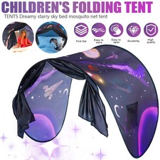 Children Kid Dream Tent Bed Cabin Canopy Pop Up Foldable Home Indoor Playhouse