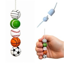 Wooden Sports Ball Light Pull
