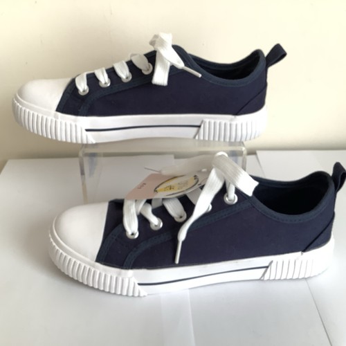Ladies blue white canvas - ladies,