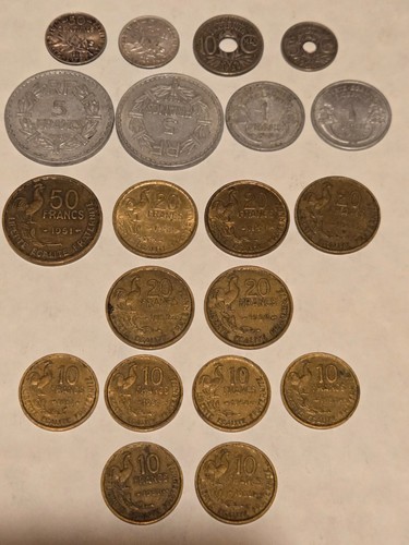 Collection french coins - french,