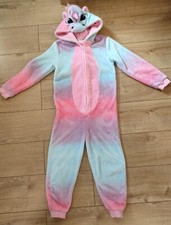 Kids 9-10 years Warm Unicorn  Animal Cosplay Costume 0nesie Pajamas Sleepwear