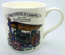 STEAM ENGINE Large Bone China
