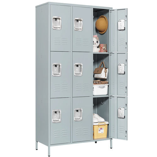 Metal lockers with doors - metal,