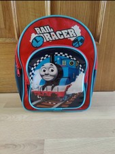 Boys blue thomas the tank engine rucksack bag backpack school nursery