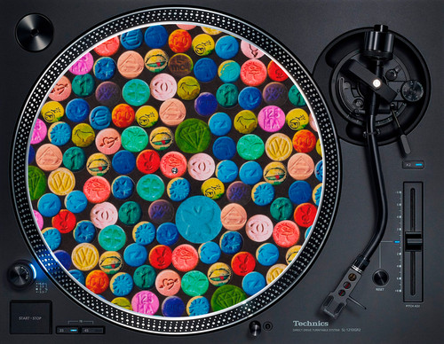 Ecstacy rave pill - rave, mdma