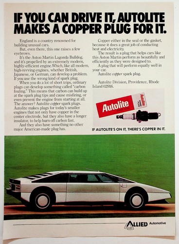 Autolite spark plug - spark, ad