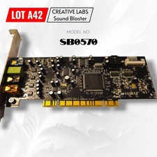 Lot A42 Creative Sound Blaster Audigy SE SB0570 PCI Sound Card 5.1 Surround 7.1